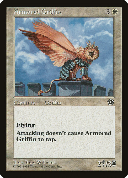 【EN】鎧のグリフィン/Armored Griffin [P02] 白U No.13