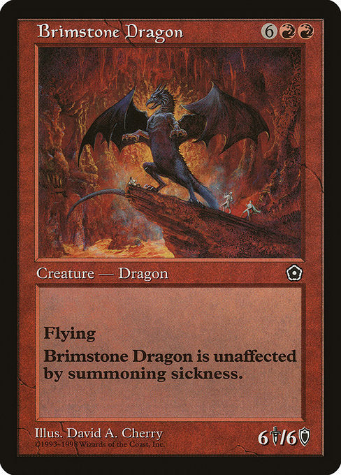 【EN】硫黄のドラゴン/Brimstone Dragon [P02] 赤R No.92