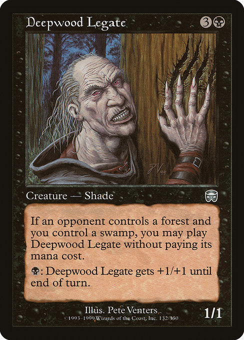 【Foil】【EN】ディープウッドの使節/Deepwood Legate [MMQ] 黒U No.132