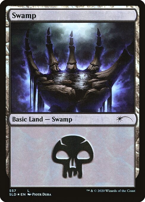 【Foil】【EN】沼/Swamp [SLD] 無C No.557