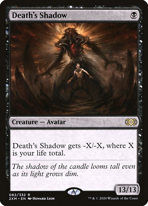 【Foil】【EN】死の影/Death's Shadow [2XM] 黒R No.82