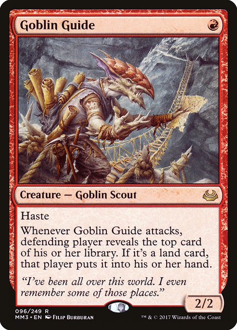 【EN】ゴブリンの先達/Goblin Guide [MM3] 赤R No.96