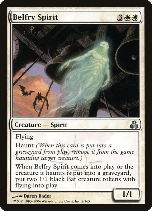 【Foil】【EN】鐘楼のスピリット/Belfry Spirit [GPT] 白U No.2