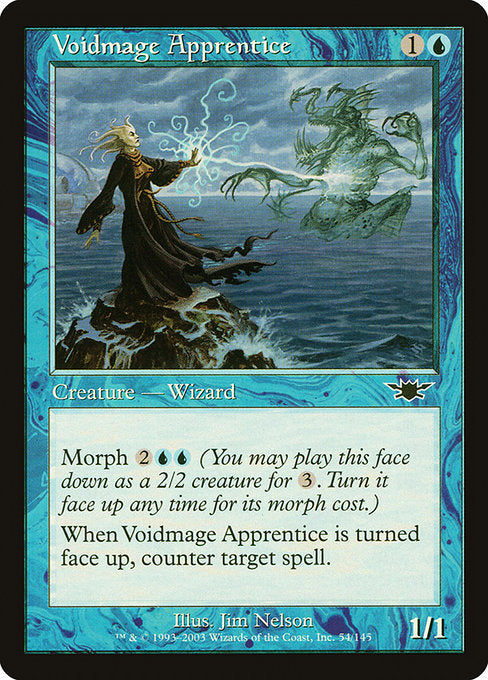 【Foil】【EN】虚空魔道士の弟子/Voidmage Apprentice [LGN] 青C No.54