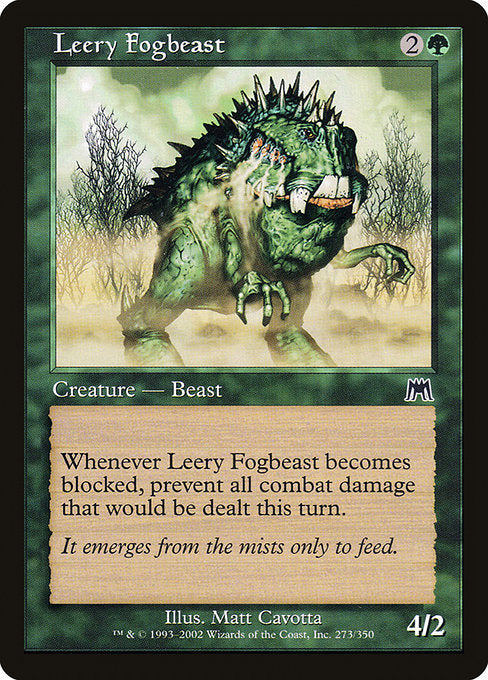 【EN】疑い深い濃霧獣/Leery Fogbeast [ONS] 緑C No.273