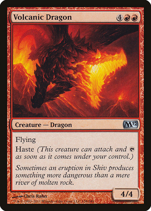 【EN】火山のドラゴン/Volcanic Dragon [M12] 赤U No.158