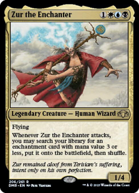 【EN】結界師ズアー/Zur the Enchanter [DMR] 金R No.206