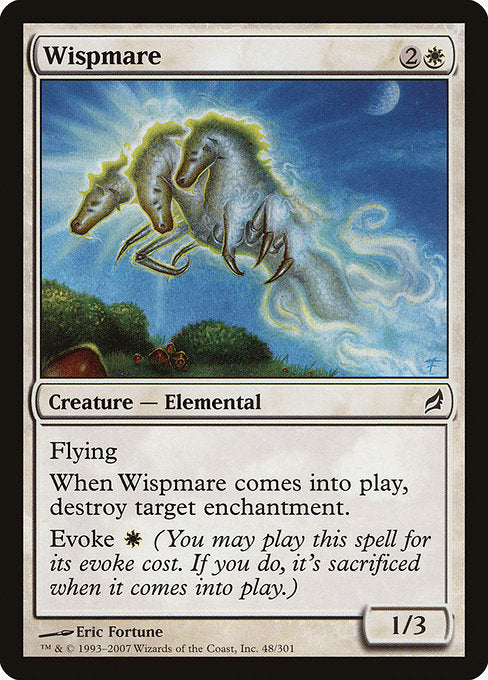 【Foil】【EN】薄れ馬/Wispmare [LRW] 白C No.48