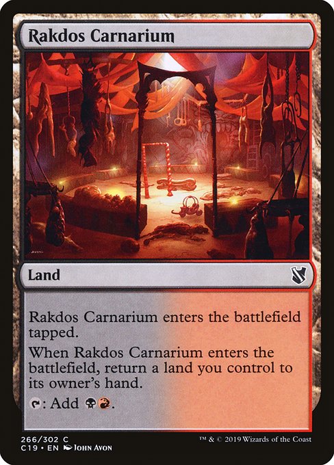 【EN】ラクドスの肉儀場/Rakdos Carnarium [C19] 無C No.266