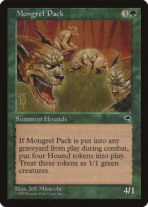 【EN】雑種犬の群/Mongrel Pack [TMP] 緑R No.237