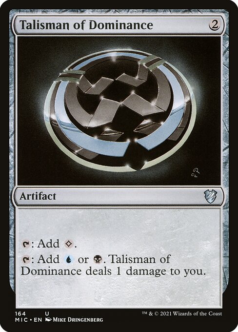 【EN】威圧のタリスマン/Talisman of Dominance [MIC] 茶U No.164