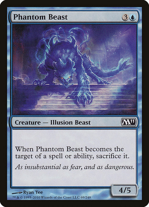 【EN】幻影の獣/Phantom Beast [M11] 青C No.69