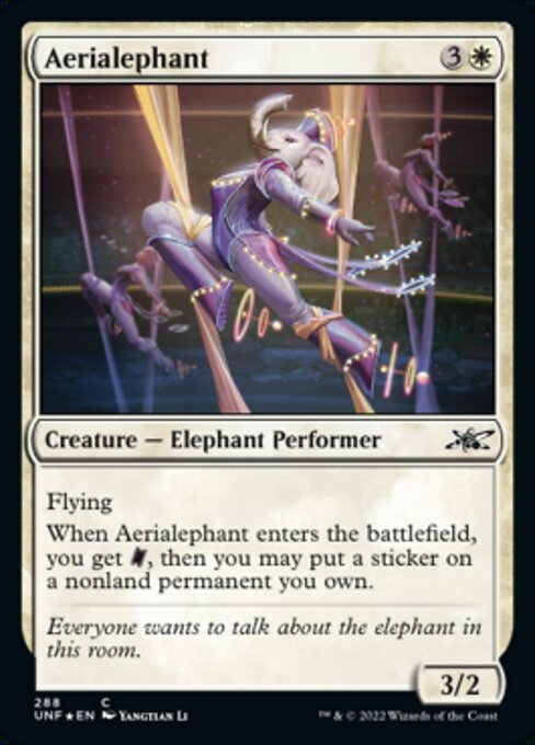 ■ギャラクシー・Foil■【EN】Aerialephant [UNF] 白C No.288