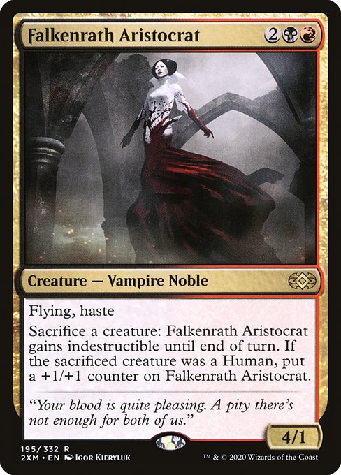 【EN】ファルケンラスの貴種/Falkenrath Aristocrat [2XM] 金R No.195