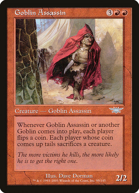 【Foil】【EN】ゴブリンの暗殺者/Goblin Assassin [LGN] 赤U No.95