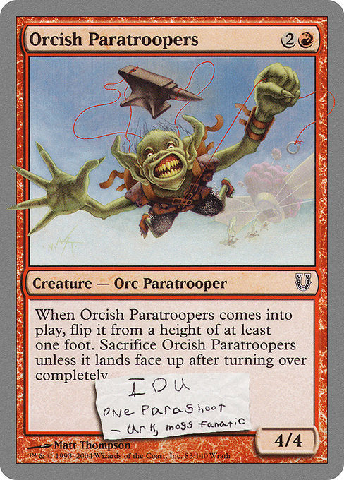 【EN】Orcish Paratroopers [UNH] 赤C No.83