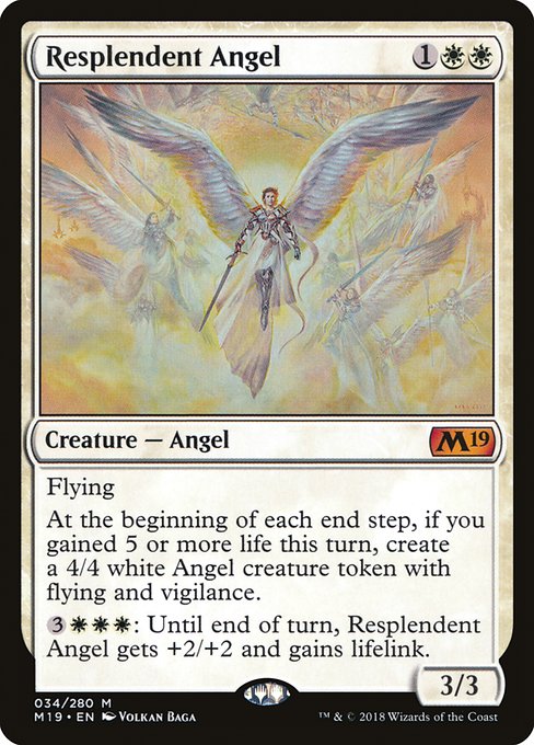 【EN】輝かしい天使/Resplendent Angel [M19] 白M No.34