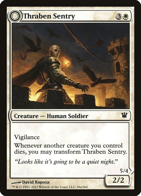 【Foil】【EN】Thraben Sentry // Thraben Militia [ISD] 混C No.38
