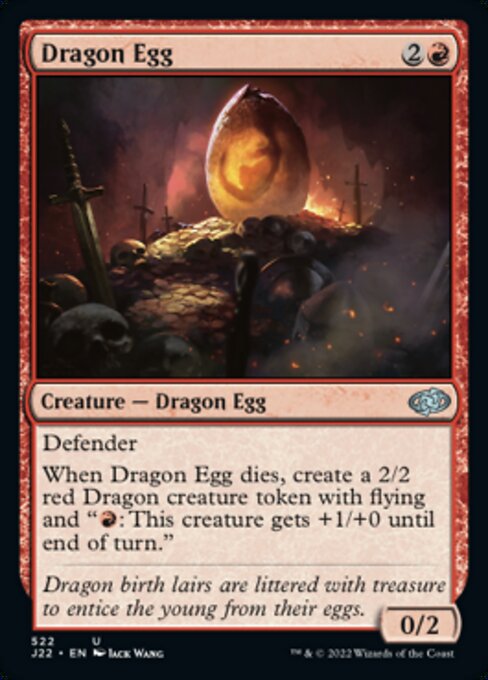 【EN】ドラゴンの卵/Dragon Egg [J22] 赤U No.522