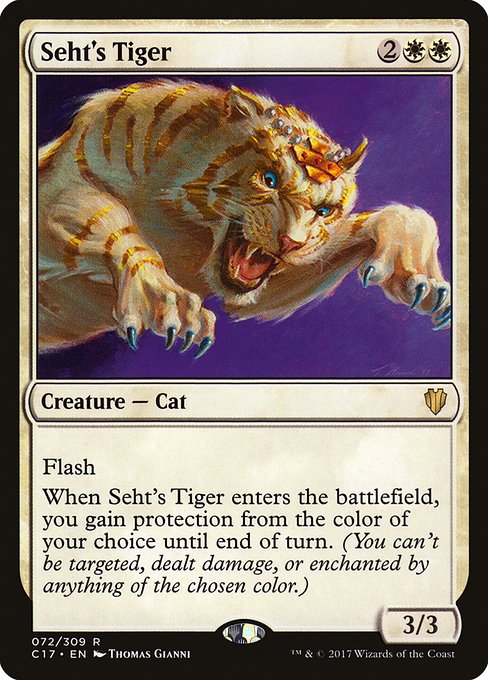 【EN】セトの虎/Seht's Tiger [C17] 白R No.72