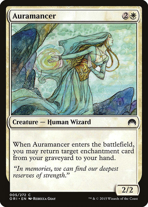 【Foil】【EN】オーラ術師/Auramancer [ORI] 白C No.5