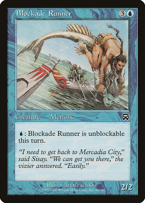 【Foil】【EN】封鎖破り/Blockade Runner [MMQ] 青C No.60