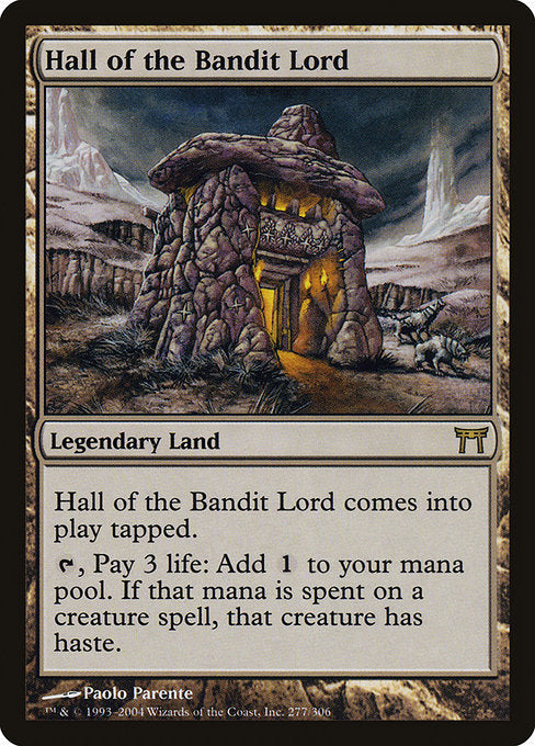 【Foil】【EN】山賊の頭の間/Hall of the Bandit Lord [CHK] 無R No.277