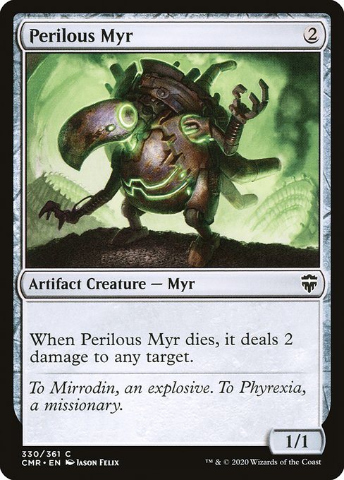 【Foil】【EN】危険なマイア/Perilous Myr [CMR] 茶C No.330