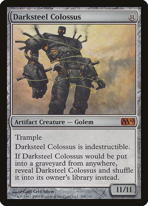 【EN】ダークスティールの巨像/Darksteel Colossus [M10] 茶M No.208