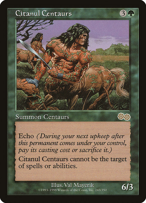 【EN】シタヌールのケンタウルス/Citanul Centaurs [USG] 緑R No.243