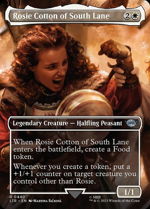 【Foil】【EN】南小路のロージー・コトン/Rosie Cotton of South Lane [LTR] 白U No.440