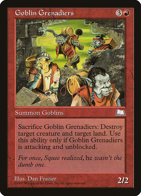 【EN】ゴブリン擲弾兵/Goblin Grenadiers [WTH] 赤U No.104