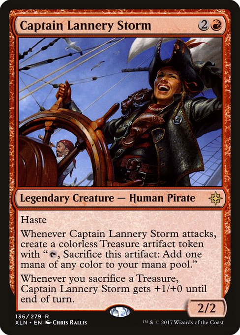 【EN】風雲船長ラネリー/Captain Lannery Storm [XLN] 赤R No.136