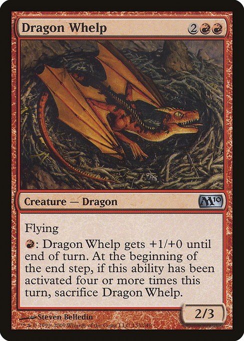 【EN】チビ・ドラゴン/Dragon Whelp [M10] 赤U No.133