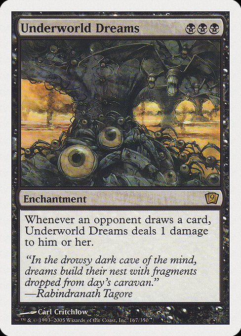 【Foil】【EN】地獄界の夢/Underworld Dreams [9ED] 黒R No.167