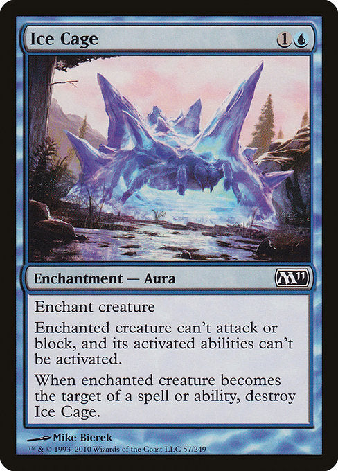 【Foil】【EN】氷の牢獄/Ice Cage [M11] 青C No.57
