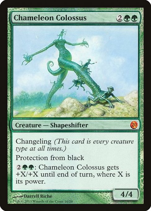 【Foil】【EN】カメレオンの巨像/Chameleon Colossus [V13] 緑M No.16