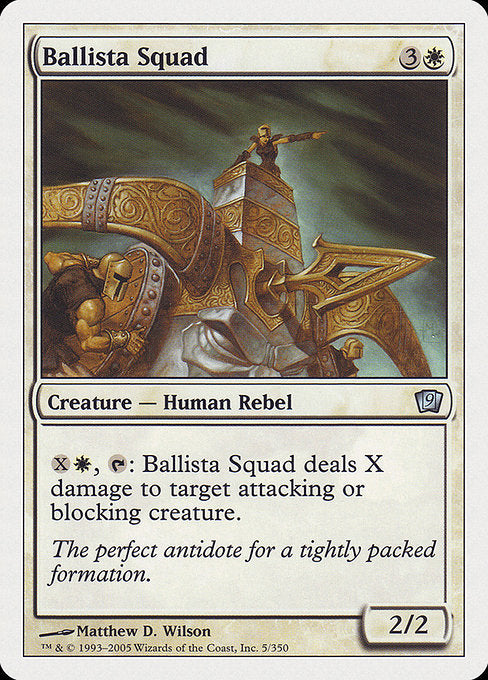 【Foil】【EN】バリスタ班/Ballista Squad [9ED] 白U No.5
