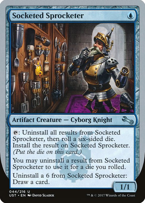 【Foil】【EN】Socketed Sprocketer [UST] 茶U No.44