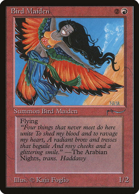 【EN】鳥の乙女/Bird Maiden [ARN] 赤C No.37