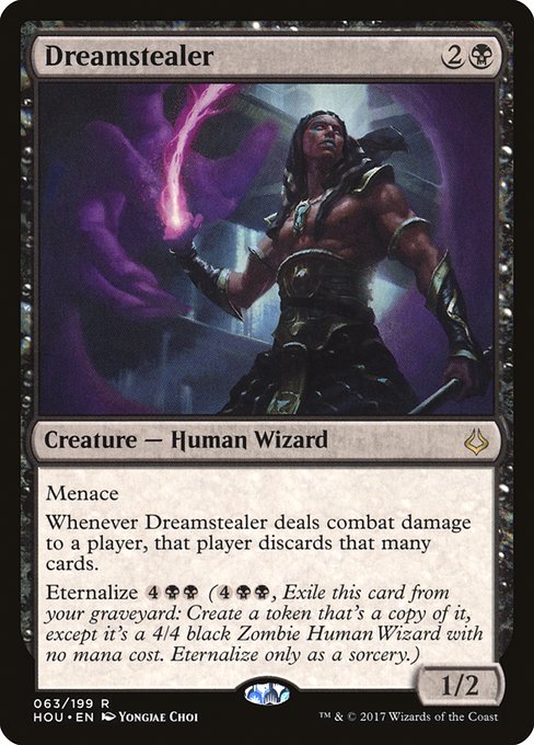 【Foil】【EN】夢盗人/Dreamstealer [HOU] 黒R No.63
