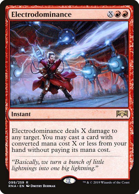 【Foil】【EN】雷電支配/Electrodominance [RNA] 赤R No.99
