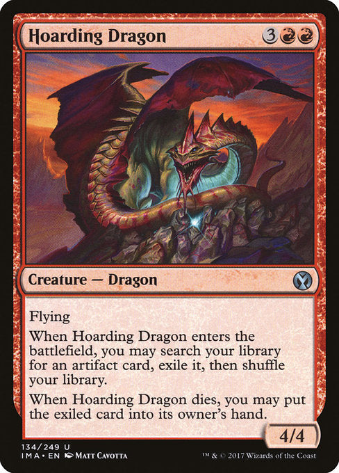 【EN】溜め込むドラゴン/Hoarding Dragon [IMA] 赤U No.134