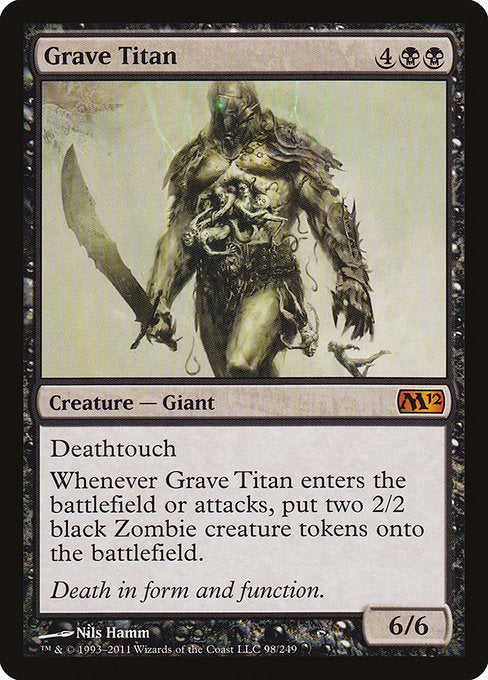 【EN】墓所のタイタン/Grave Titan [M12] 黒M No.98