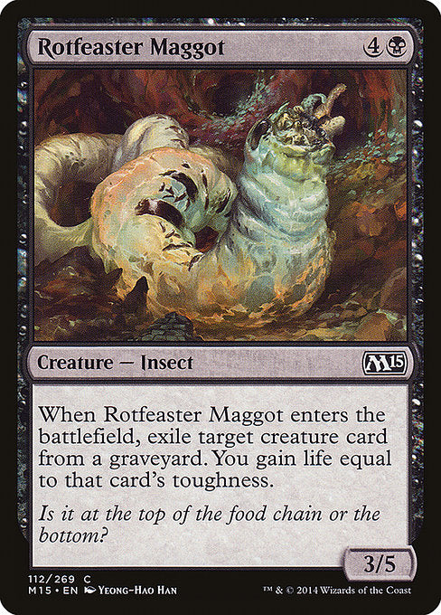 【EN】腐敗喰いの蛆/Rotfeaster Maggot [M15] 黒C No.112