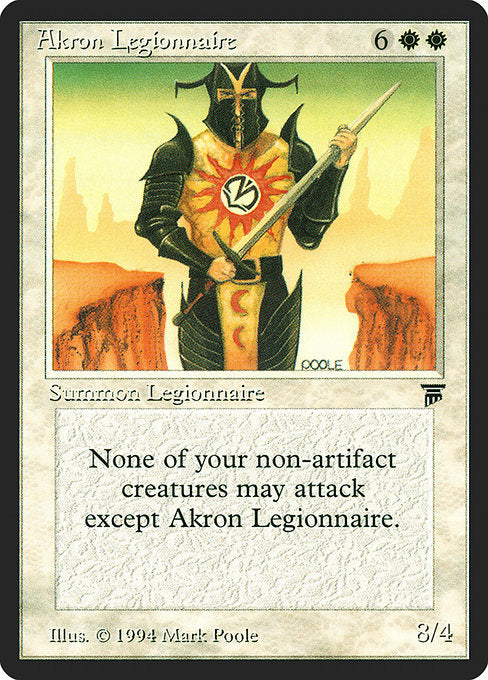 【EN】アクロンの軍団兵/Akron Legionnaire [LEG] 白R No.1