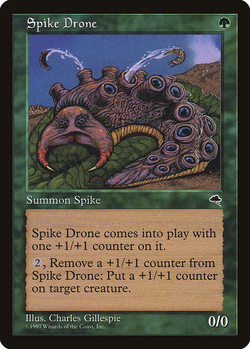 【EN】スパイクの徒食者/Spike Drone [TMP] 緑C No.258
