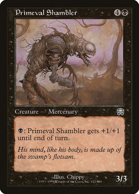 【EN】原始のシャンブラー/Primeval Shambler [MMQ] 黒U No.152