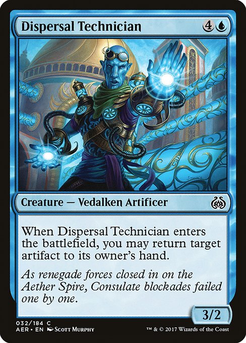 【Foil】【EN】分散の技師/Dispersal Technician [AER] 青C No.32