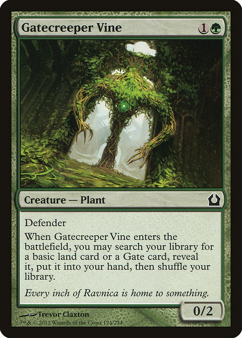 【Foil】【EN】門を這う蔦/Gatecreeper Vine [RTR] 緑C No.124